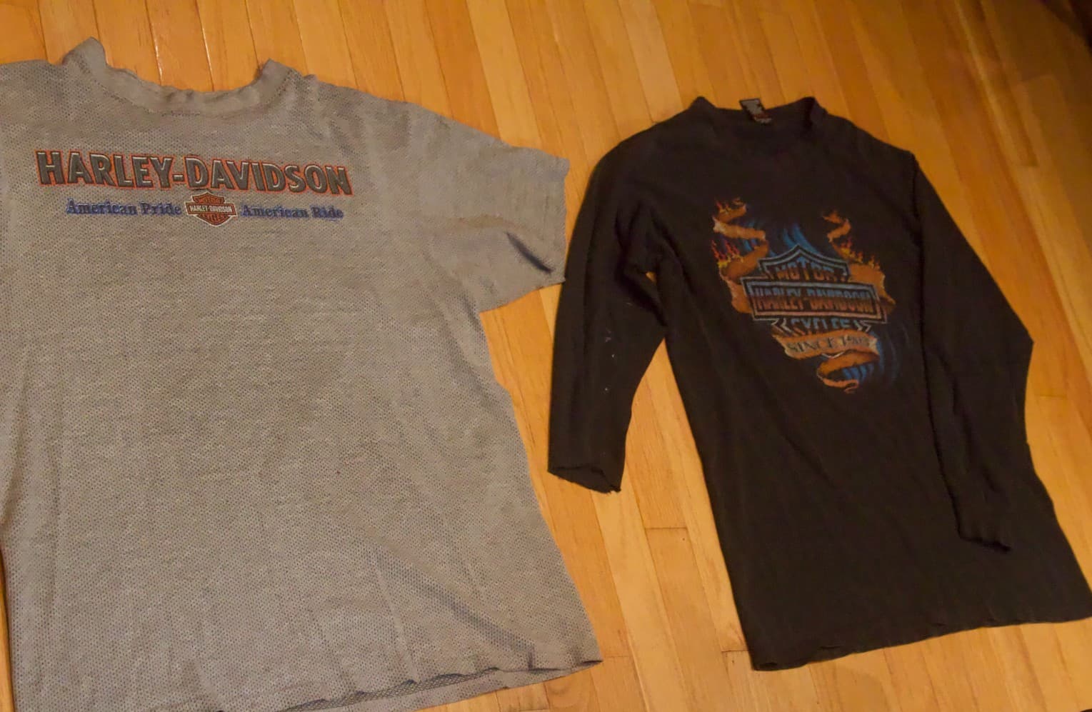 Harley Davidson T-shirt L & XL  AS IS           #LAR