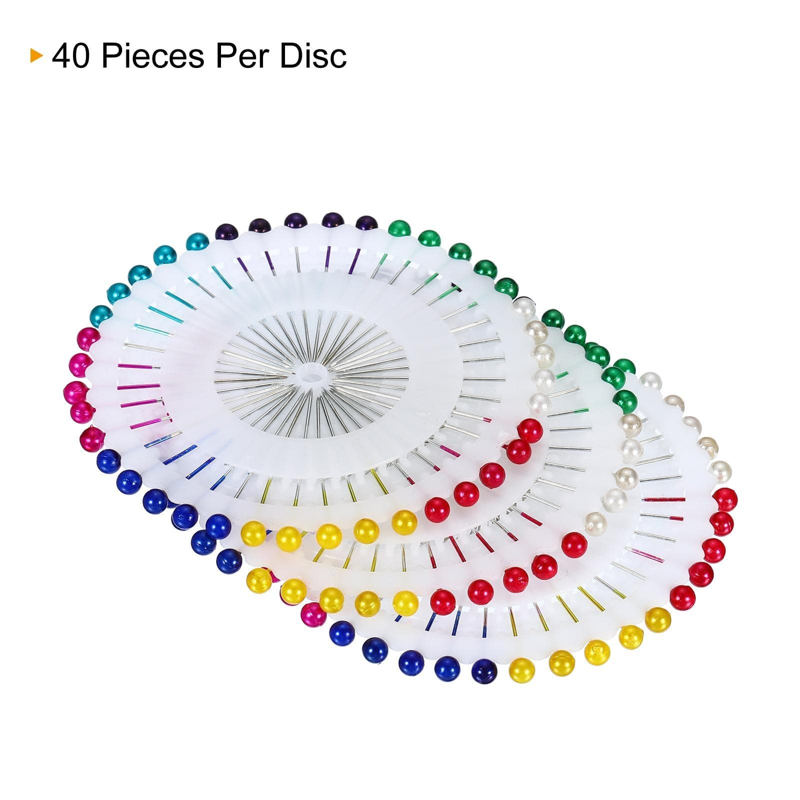 960Pcs Sewing Straight Pins Round Pearl Head for DIY Hand Craft, Multicolor 4