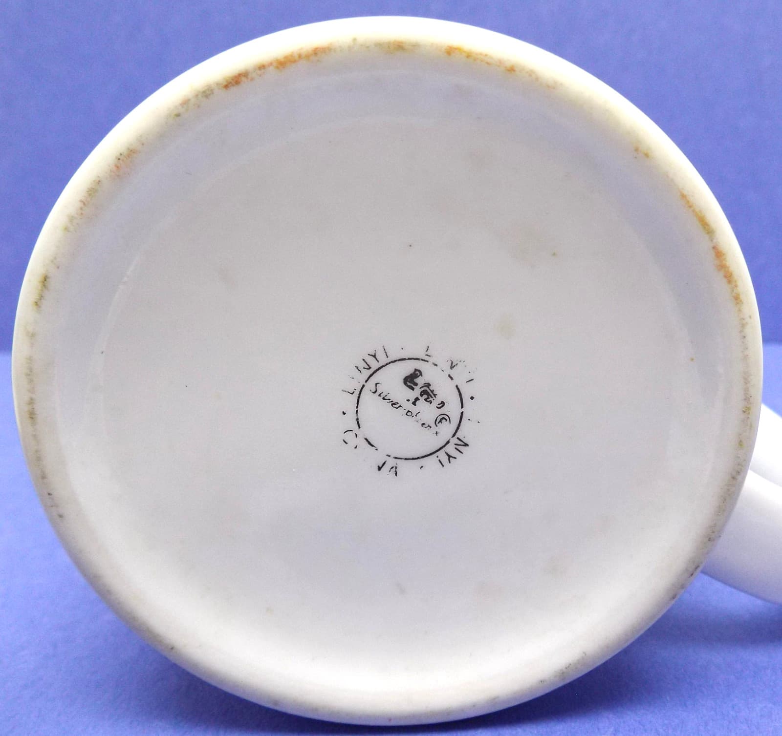 U.S. NAVAL ACADEMY Coffee Mug, Ex Tridens Scientia with BLUE LOGO. Facilitator. 6