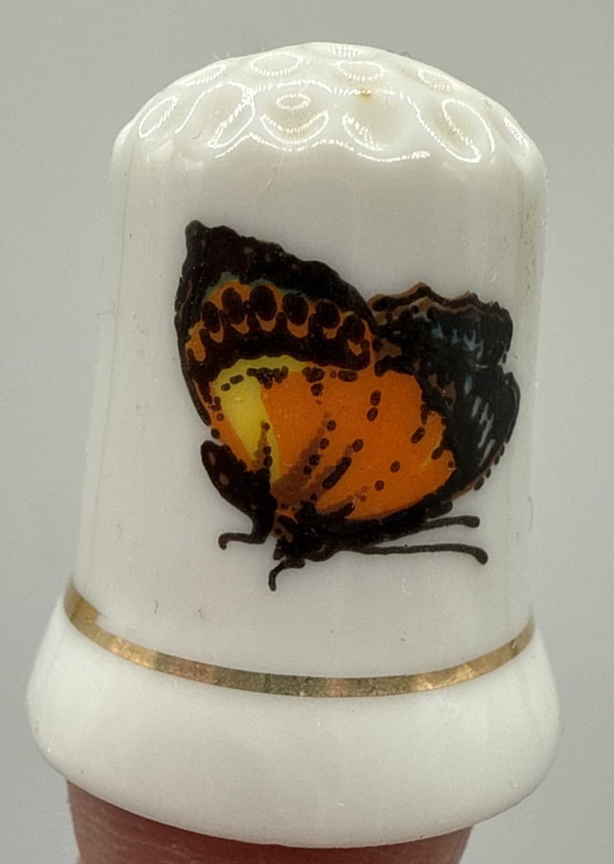 Lot Of 52 Vintage Thimbles Porcelain Wood And Metal Destination Christmas Music 5