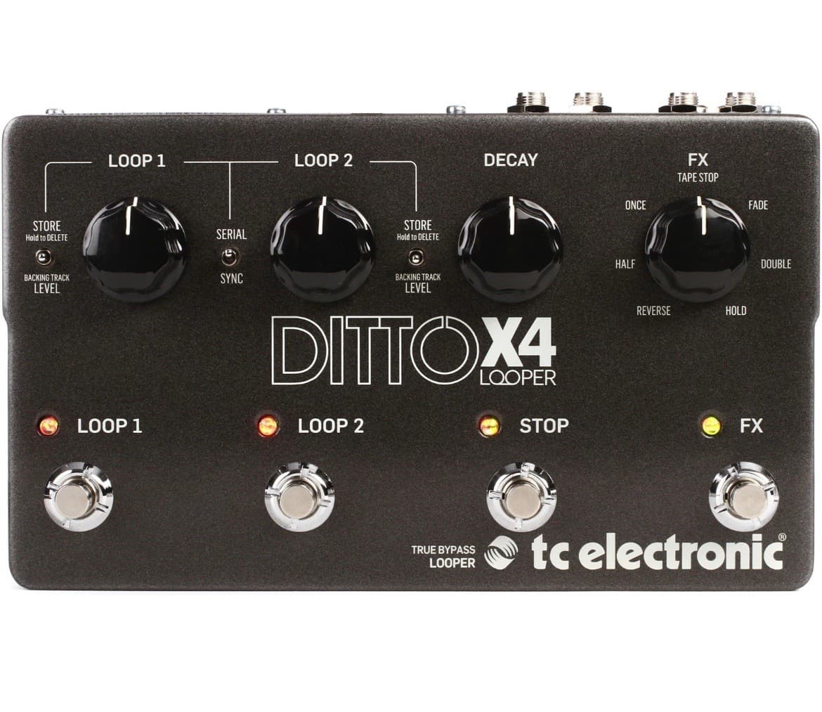 TC ELECTRONIC DITTO X4 LOOPER PEDAL ~ NEW 5