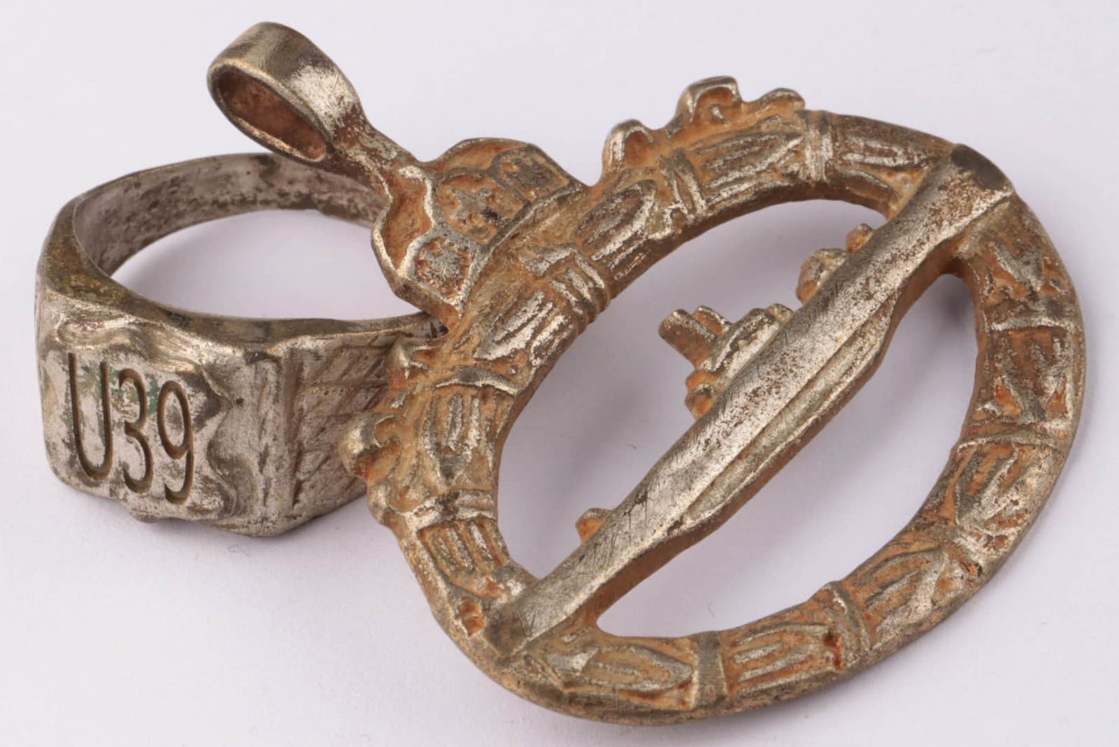 U39 U-boat WW1 Imperial German Navy ring naval submarine U-Boot Navy WWI Kaiserl 6