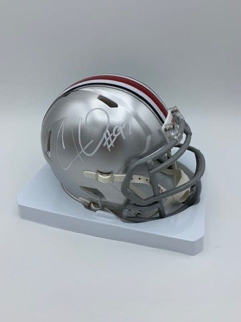 Cam Heyward Signed Ohio State Speed Mini Helmet COA Hologram