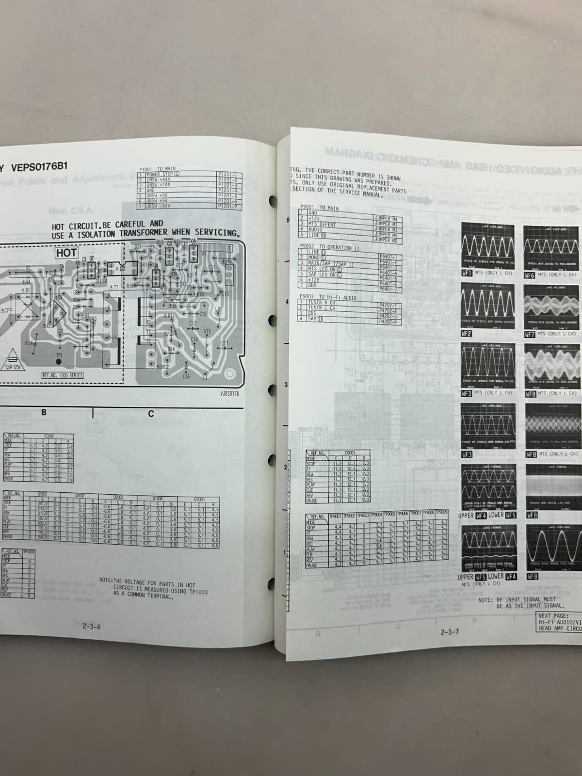 Panasonic PV-4863 Original Service Manual Free Shipping 3