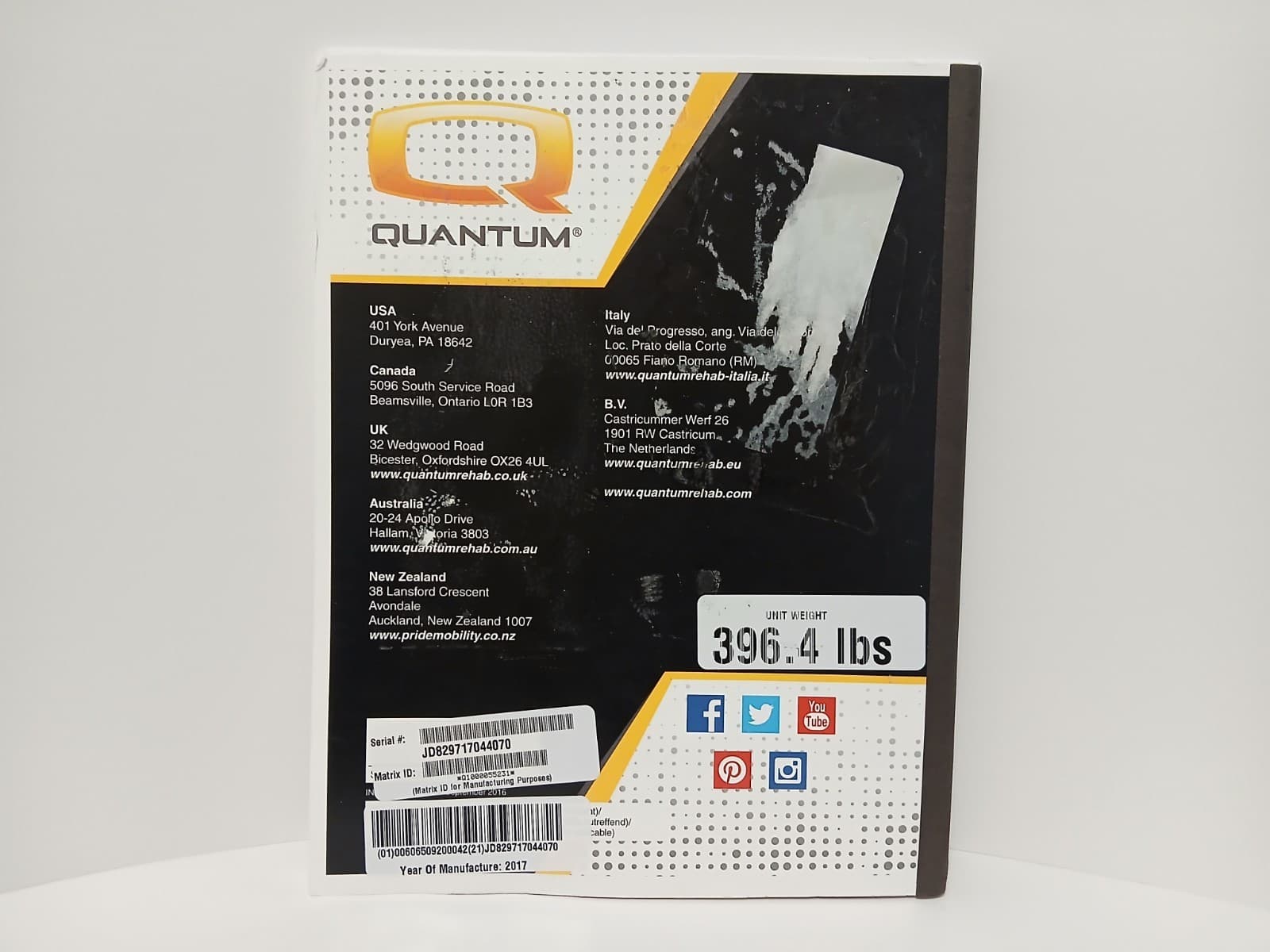 Quantum Wheelchair Q6 Edge Series 2.0/2.0X Owner's Manual 4