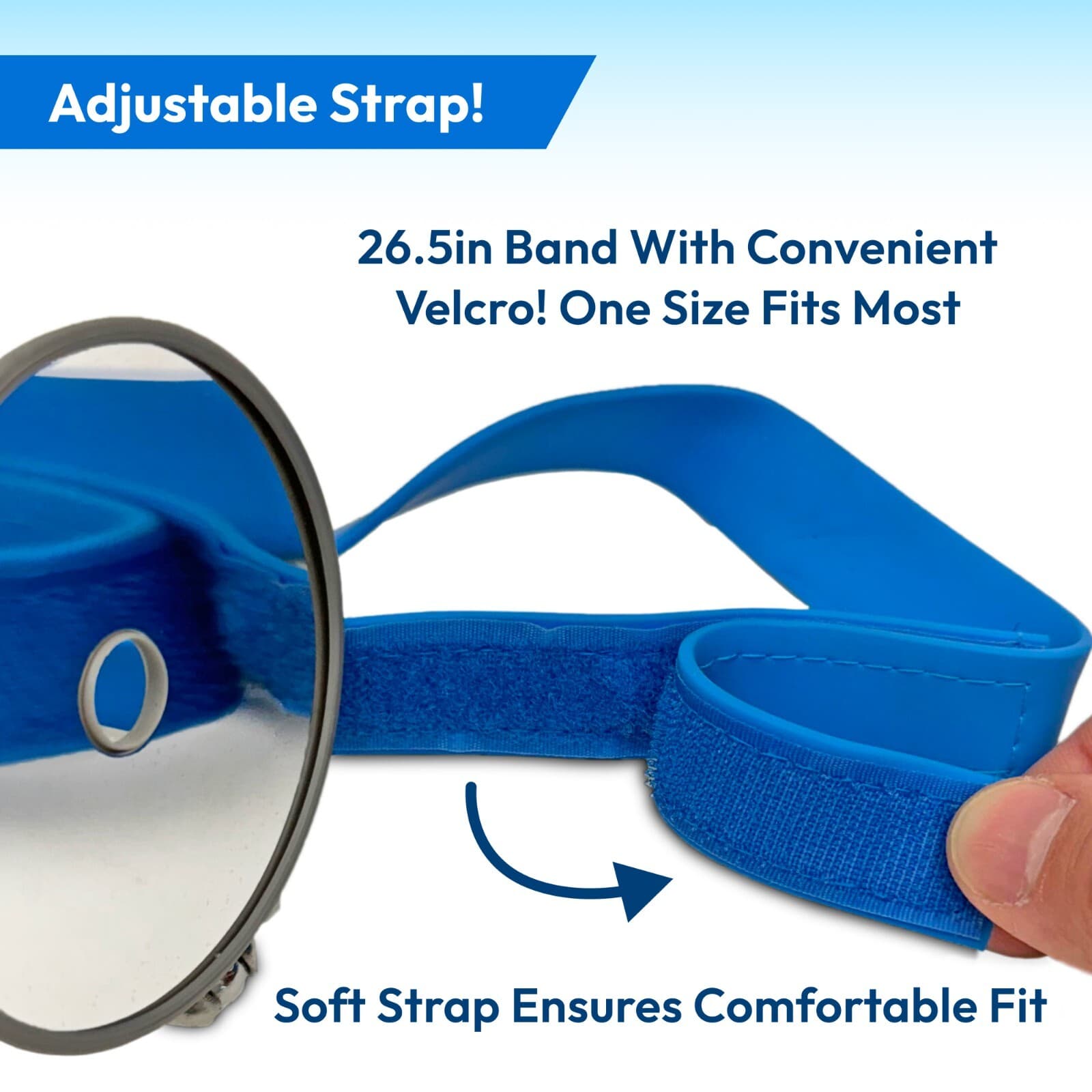 Realistic Dr. Head Mirror for Doctor Costume, Dr Head Mirror One Size Fits Most 4