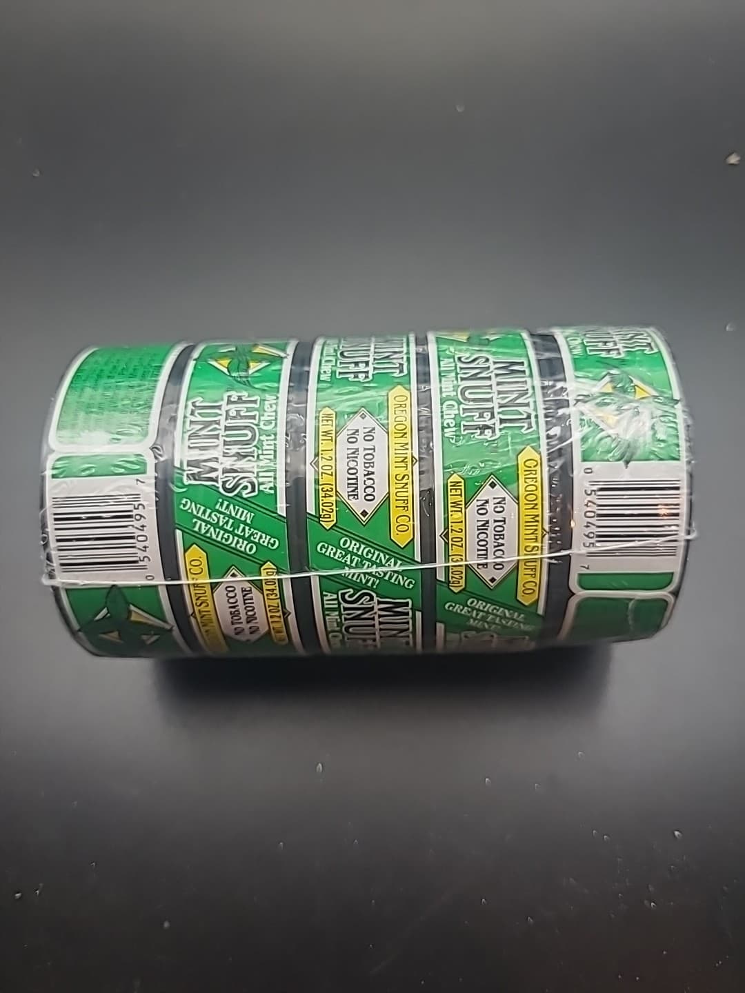 Oregon Co. - All Mint Chew -  Mint Flavor 1.2oz Tin 5 Cans 6