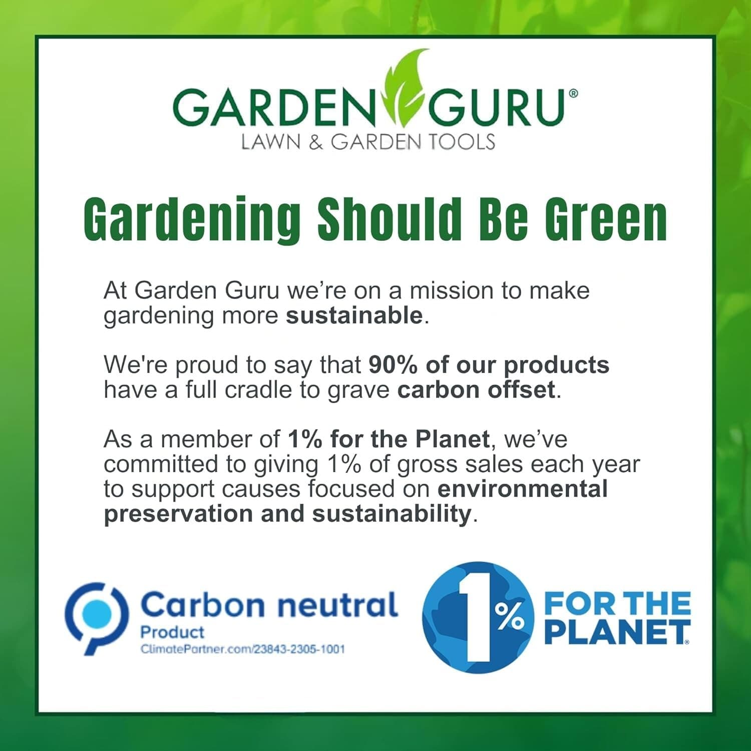 GARDEN GURU Bypass Loppers Tree Trimmer Clipper Compact 15 inch High Carbon 6