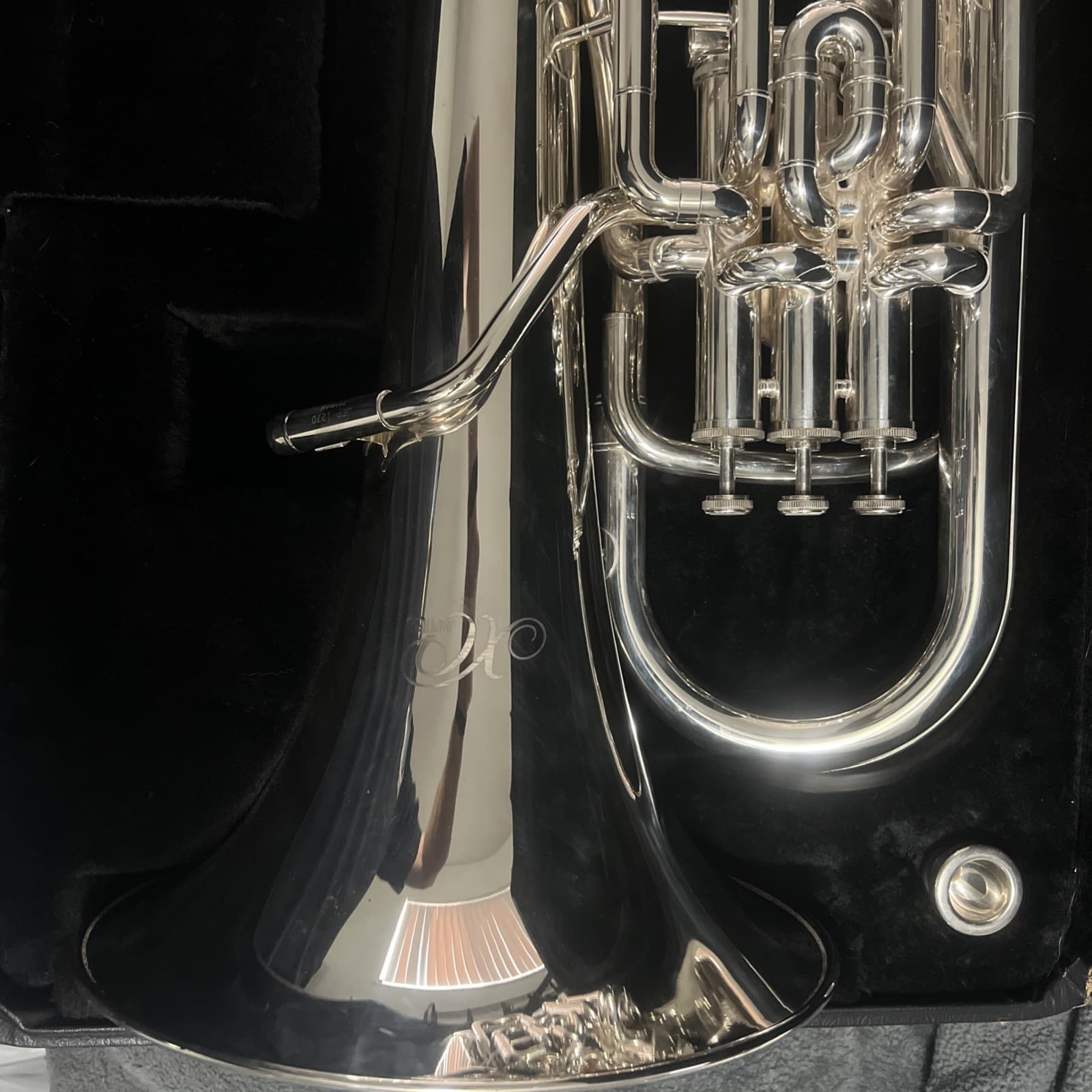 XO 1270 Professional Series Compensating Euphonium 1270S Silver 5