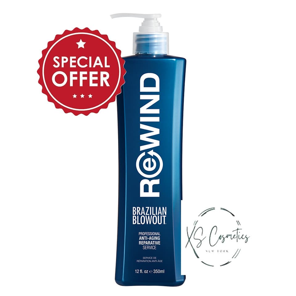 Brazilian Blowout Rewind Anti Aging Reparative Salon Treatment 12 oz 2