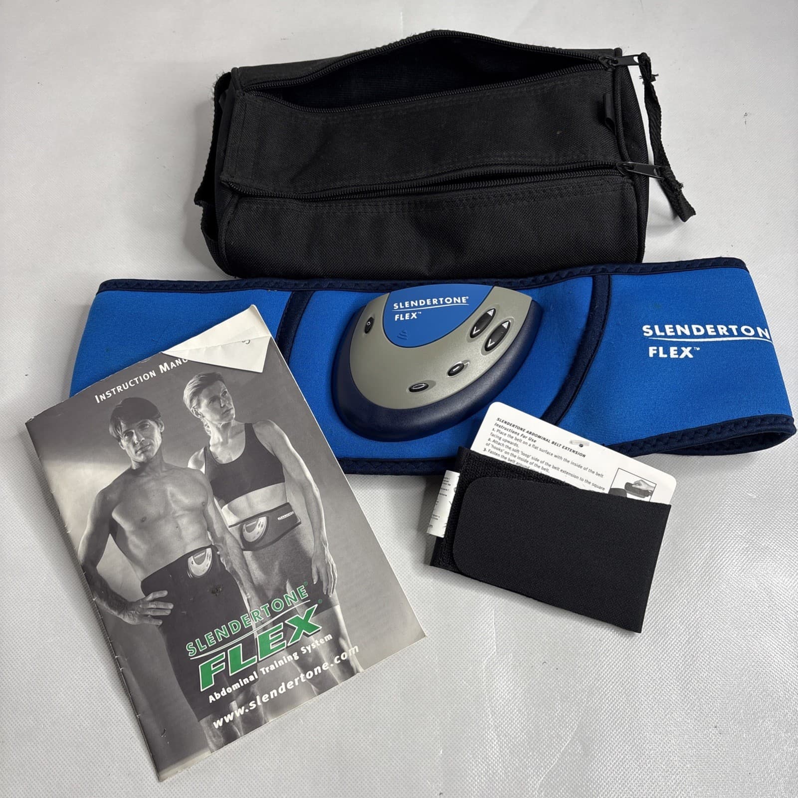 Slendertone Flex Abdominal Training System Belt Tested Working Carry Case Manual