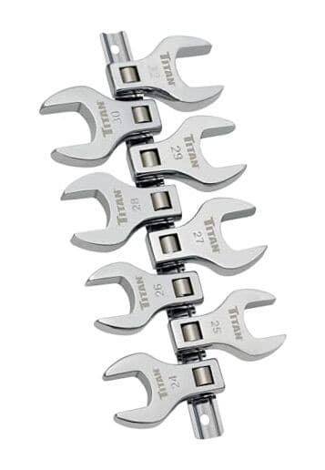  17678 8-Piece Metric Jumbo Crowfoot 8pc Metric, 24 - 32mm 1/2-Inch Drive