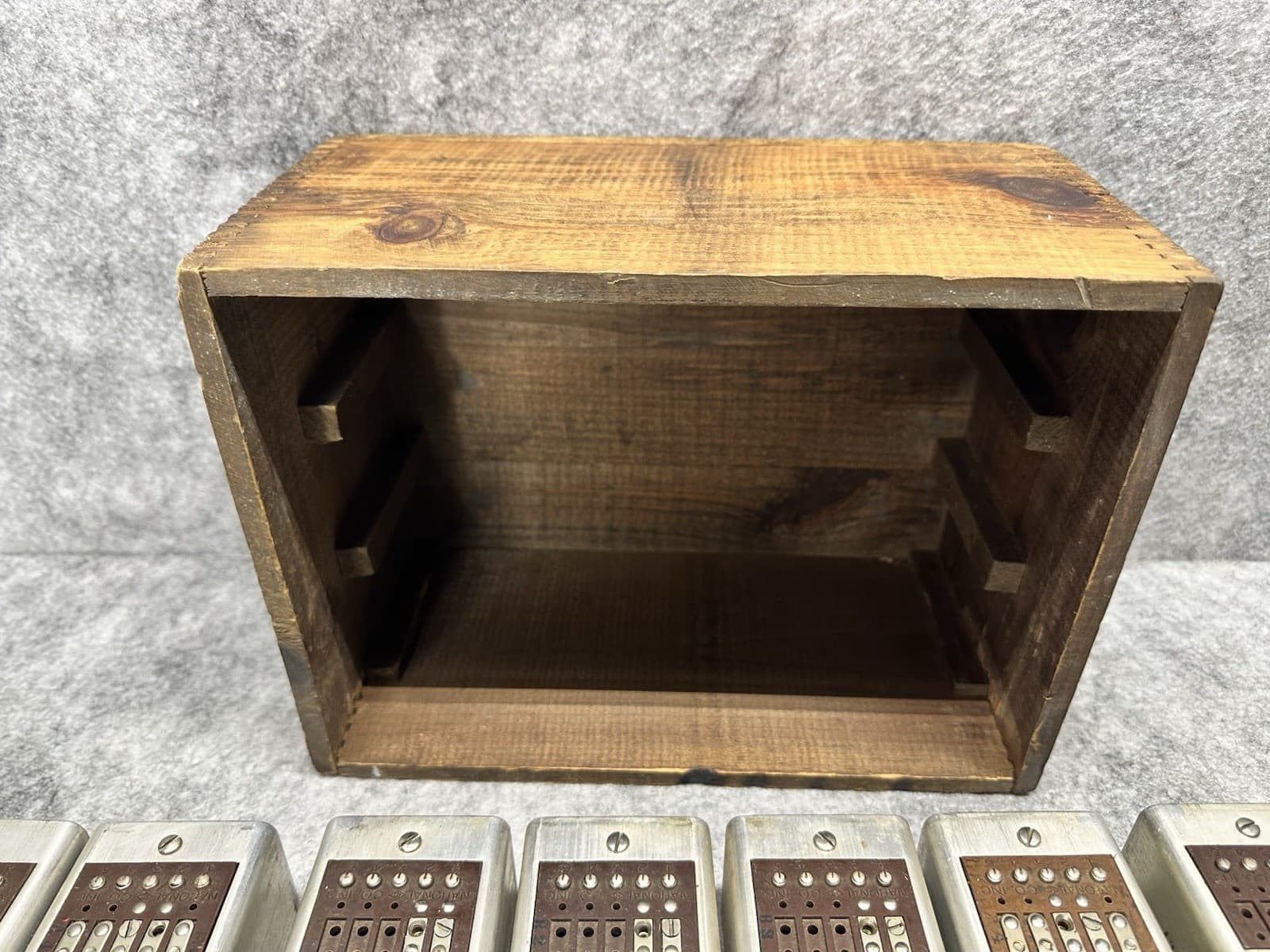 NATIONAL COIL SET HRO 7 IN BOX A B D INCLUDES WOOD BOX 5