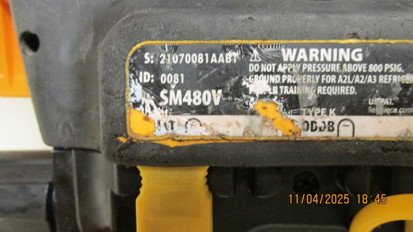 Fieldpiece sm480v 4-port sman refrigerant manifold w/ micron gauge 6