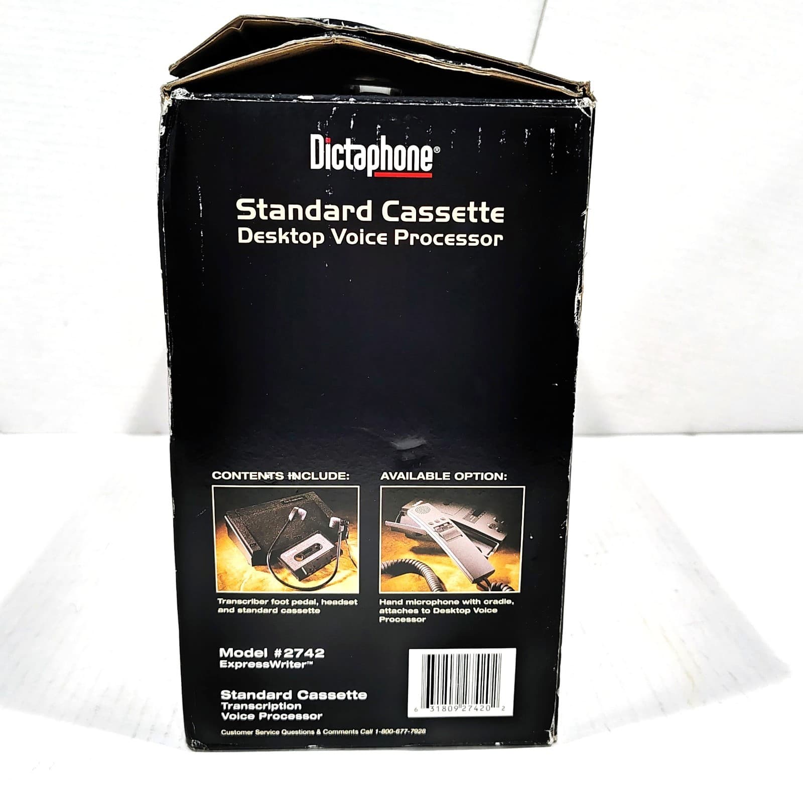 Dictaphone 2742 ExpressWriter Standard Cassette Desktop Voice Processor Read 4