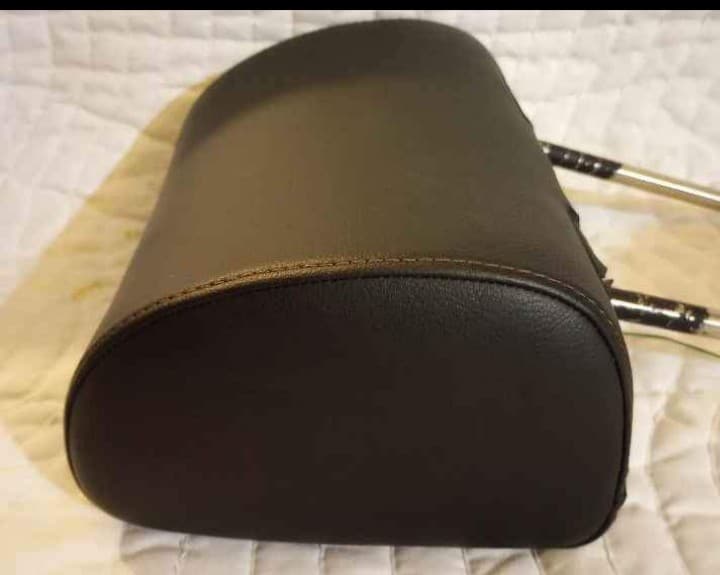 7" Pyle PLD72BK LCD DVD PLAYER Black Leather Car SUV Adjustable Headrest Remote 6