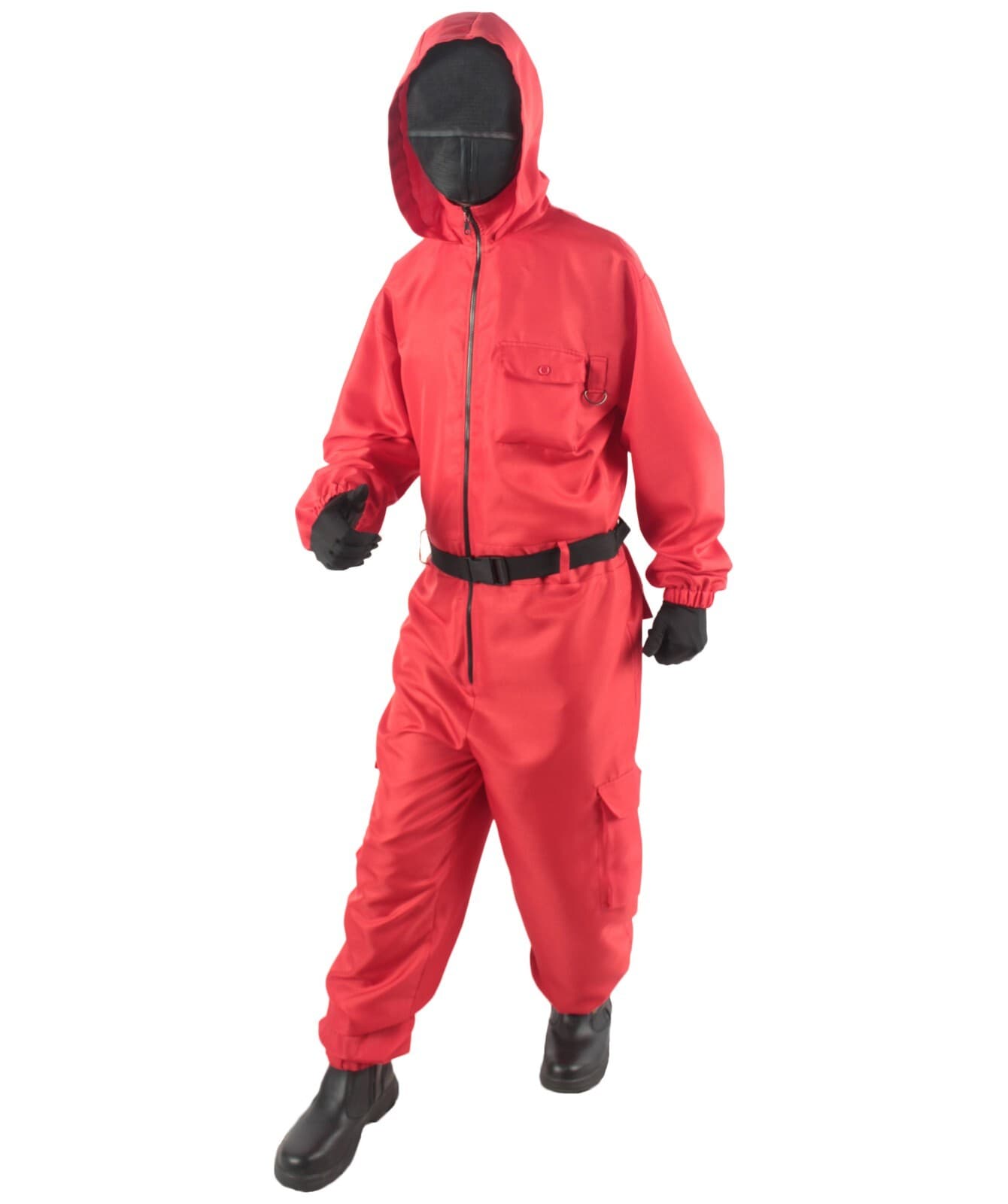 Red Guard Jumpsuit Costume | TV Show Soldier Cosplay Fancy Dress Costume