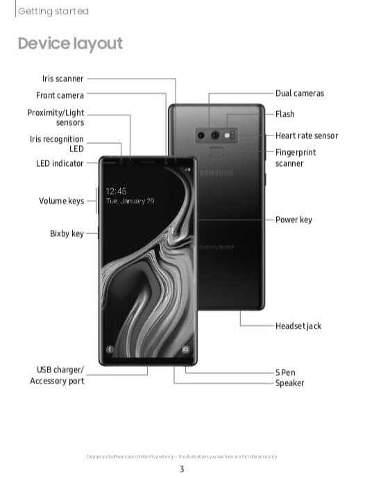 Samsung Galaxy Note 9 Note9 T-Mobile OWNER'S USER MANUAL 2