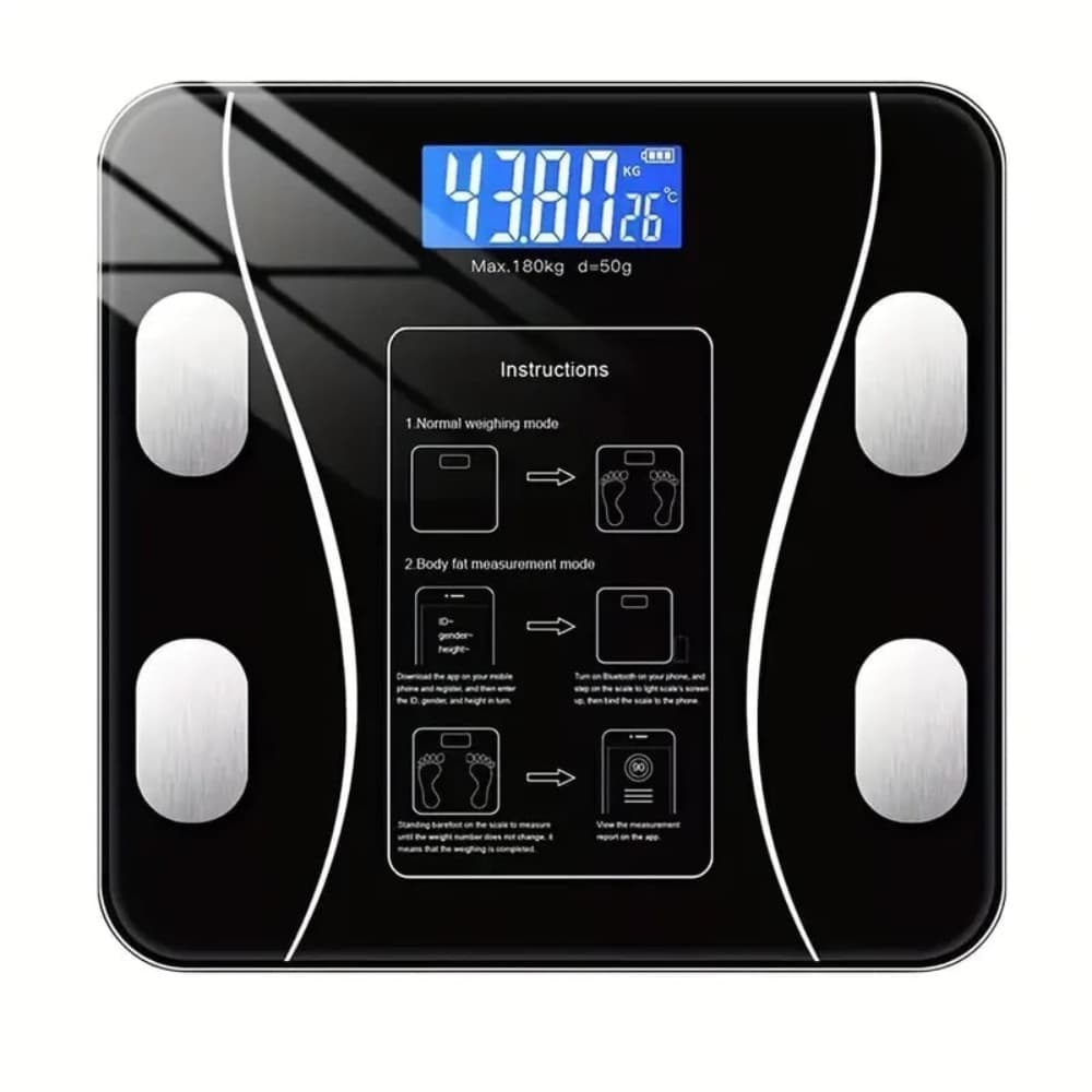 Digital Body Weight Scale – Smart Bathroom Scale with Step-On Tech, 400 lbs