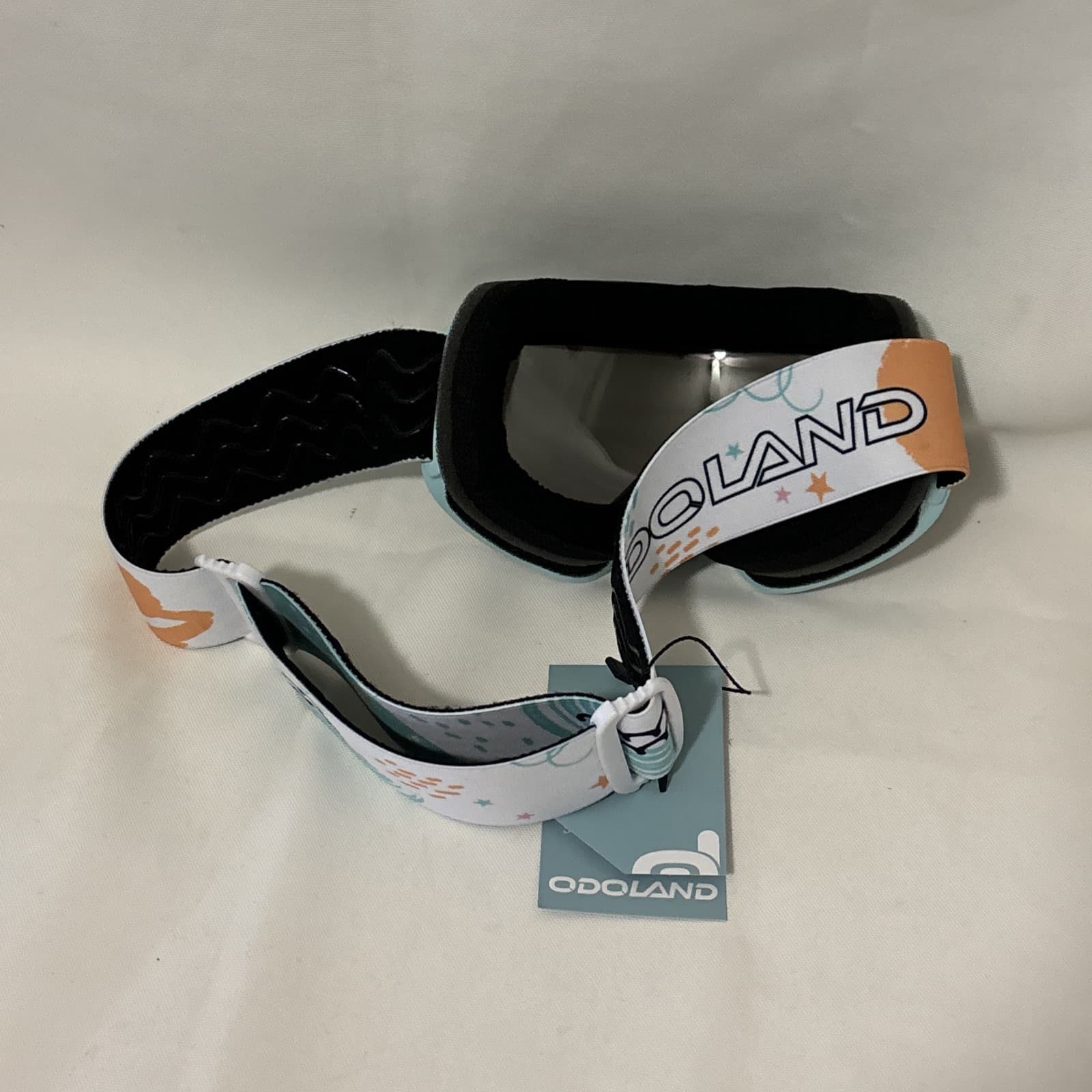 Odoland Ski Helmet and Goggles Set, Snowboard Helmet & Glasses Cyan for Kids 6