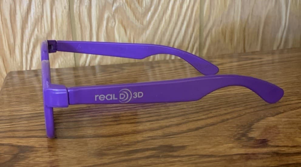 Justin Bieber Never Say Never Movie Promotional Purple 3D Glasses 3