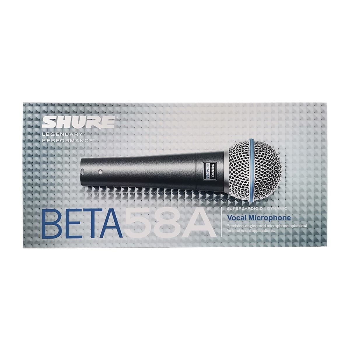 Original Beta 58A Supercardioid Dynamic Vocal Microphone New 3