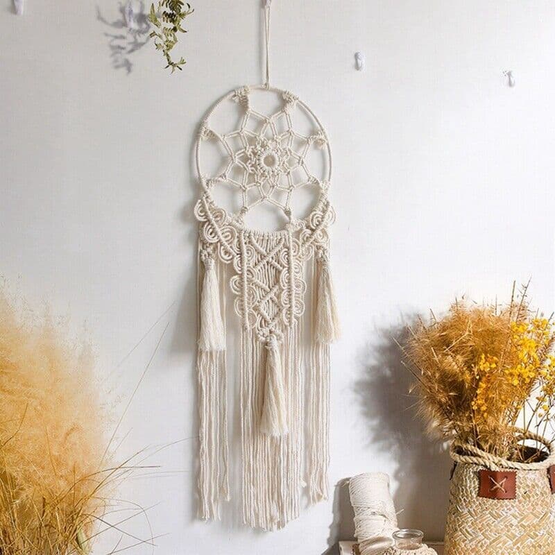 1 Pieces Boho Wall Decor Dream Catcher Macrame Wall Hanging Home Decoration F2M5 5