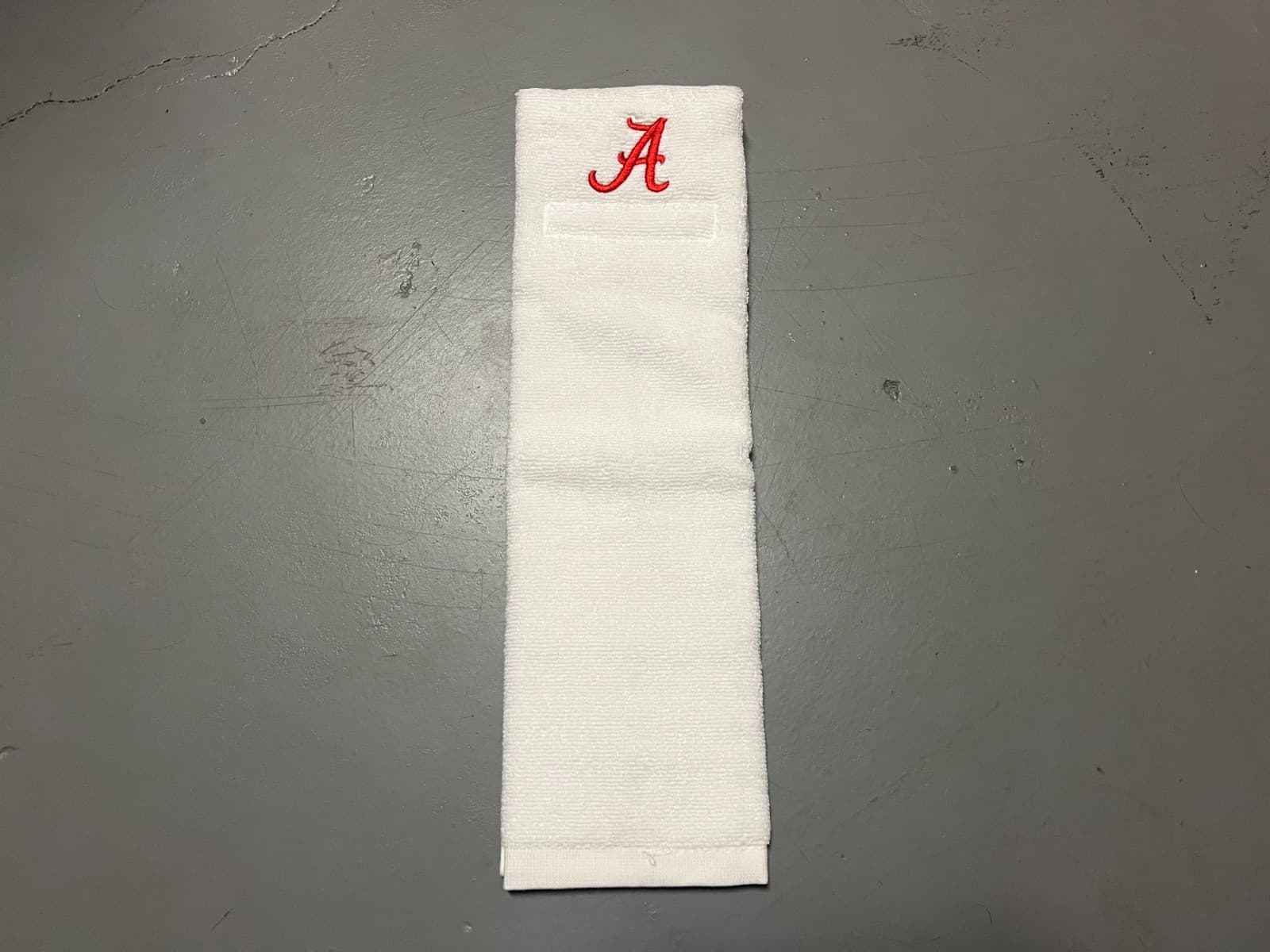 Alabama Crimson Tide Team Issued White Player Exclusive Game Towel Football