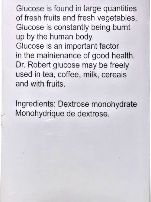 Dr. Robert Glucose Powder 17.6 oz 786 Pure & Natural Energy Supplement 2