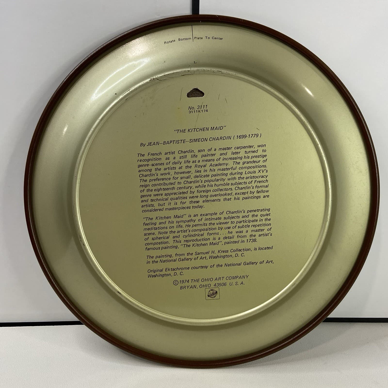 The Kitchen Maid By Jean-Baptiste- Simeon Chardin (1974) No.3111 5