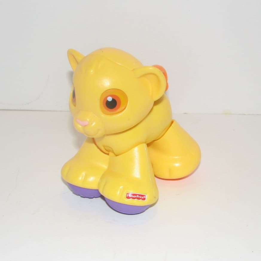 Fisher Price Amazing Animals Disney Lion King Baby Simba Figure 5” Clicker Toy