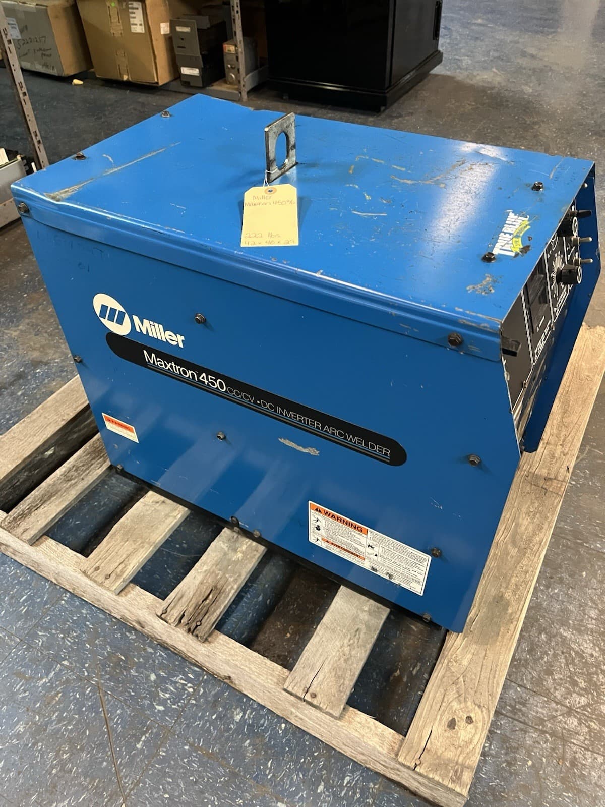 MILLER,MAXTRON 450 CC-CV,WELDER WELD POWER SUPPLY SOURCE 3