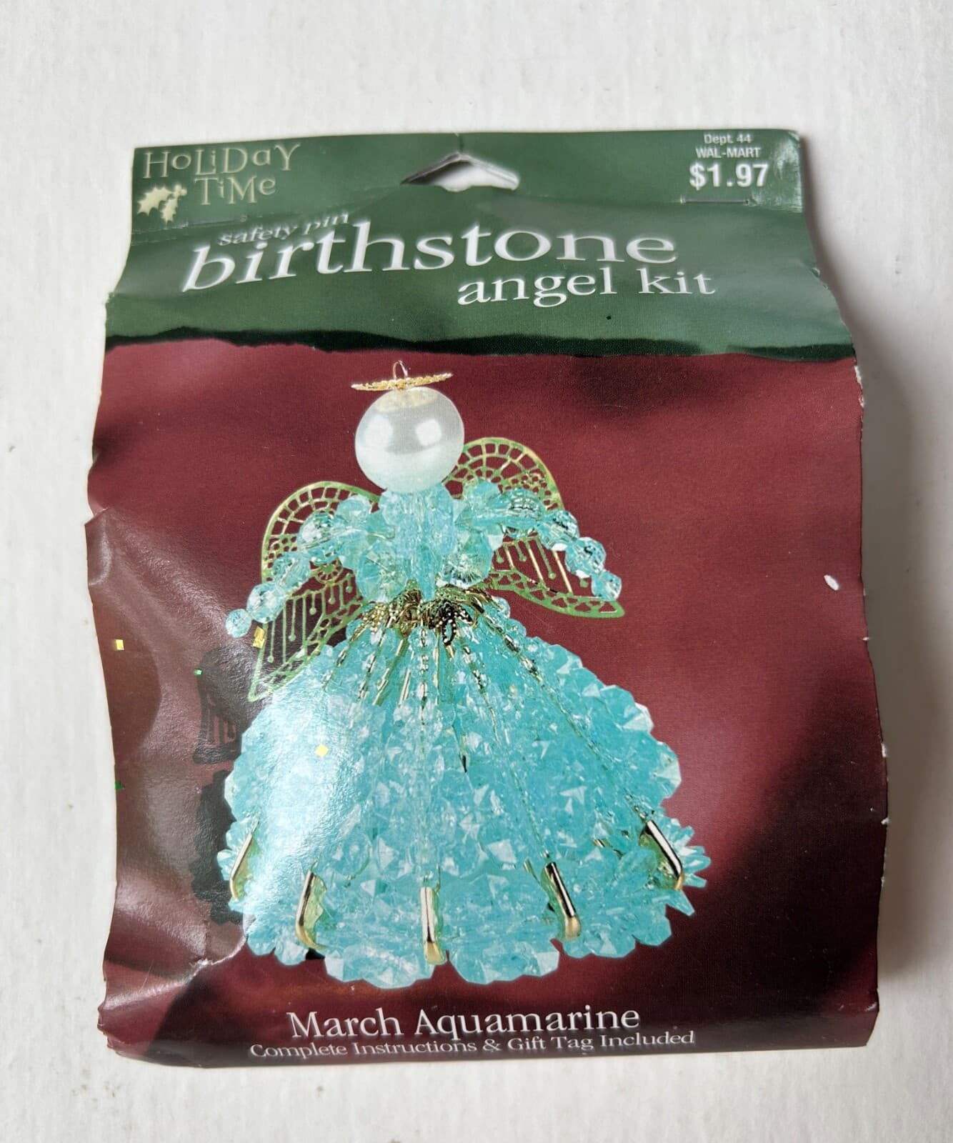 Holiday Time Safety Pin BIRTHSTONE Angel Craft Kit - NEW/NOS - You Pick!