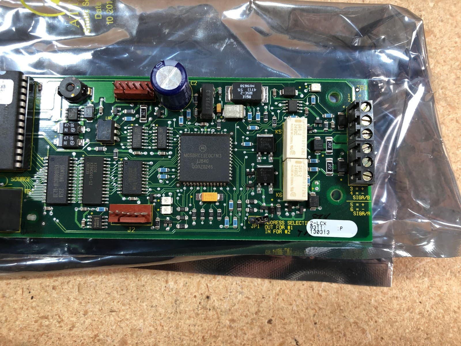 Edwards, EST2, 2-LCX, Loop Expander Fire Alarm Control Module 3