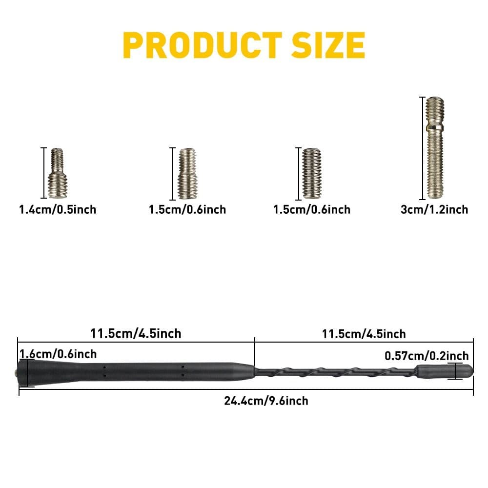 Car Radio AM/FM Antenna Aerial Signal Booster Black?Accessories 2