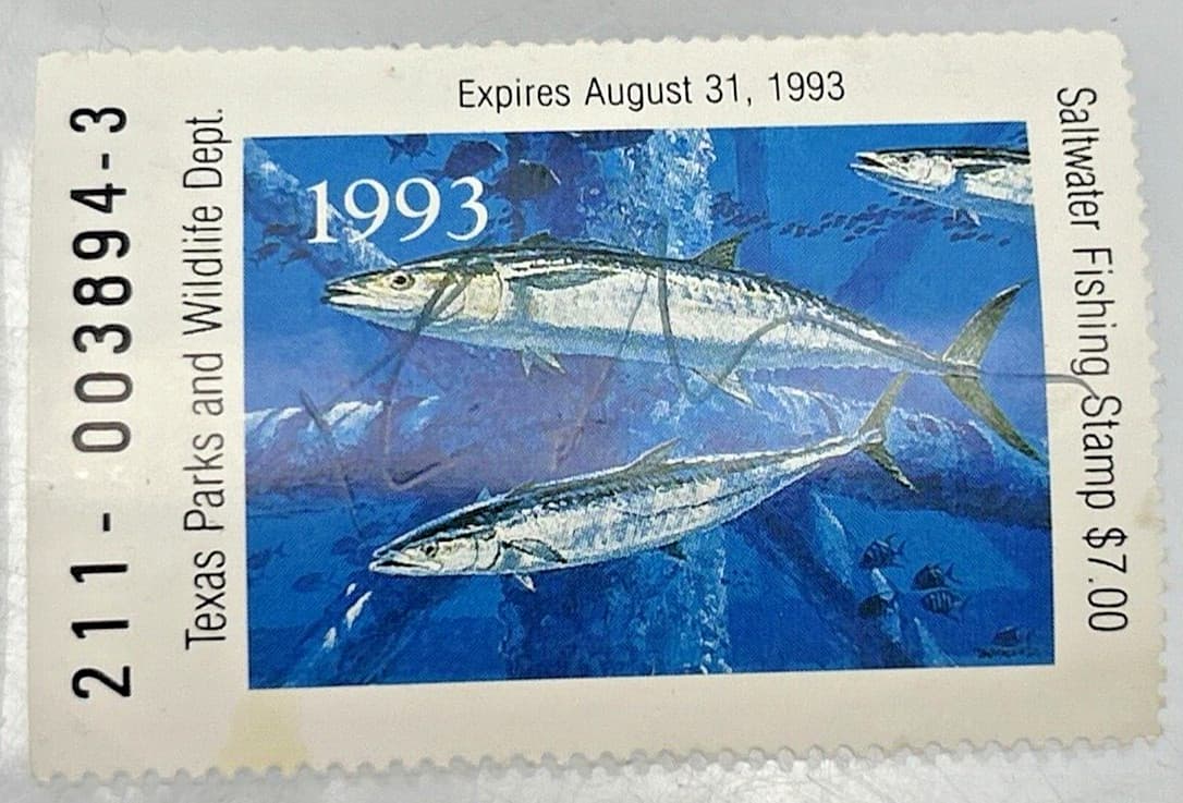 Lot 4 Collectible Hunting Fishing Conservation and Wildlife Stamps 1992 & 1993 4