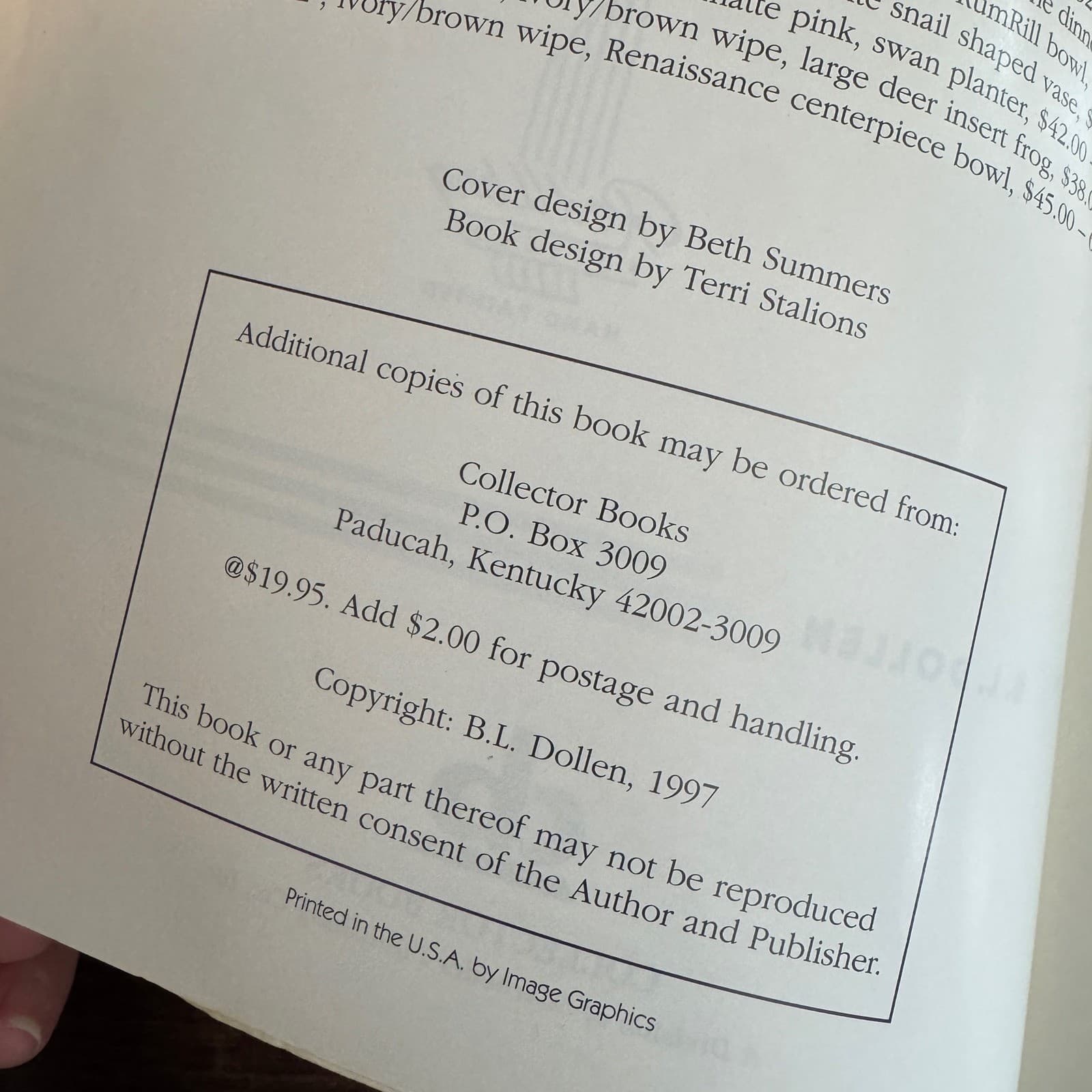 Red Wing Art Pottery Identification & Value Guide Book 1920s 1960s 2