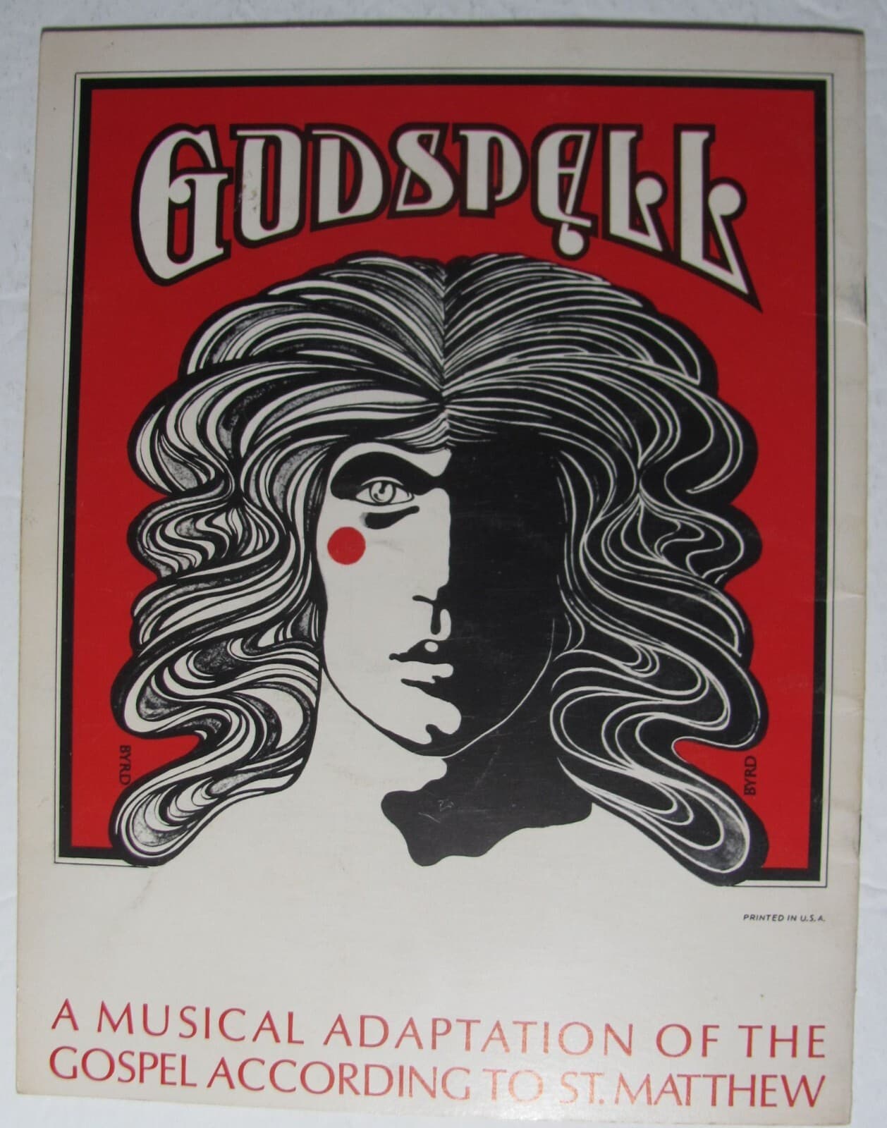 Godspell 1971 Souvenir Program Off Broadway Musical 4