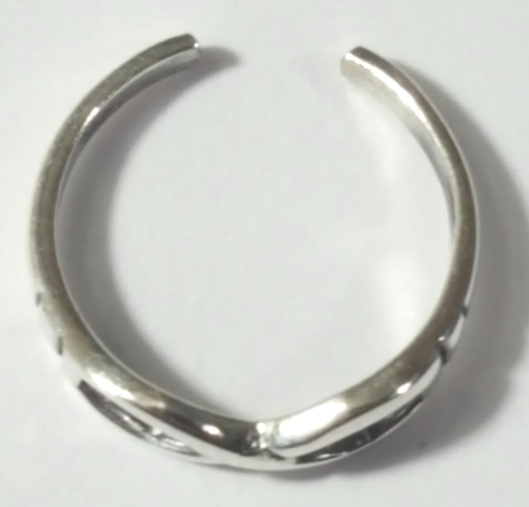 Infinity Toe Ring Adjustable 925 Sterling Silver 2