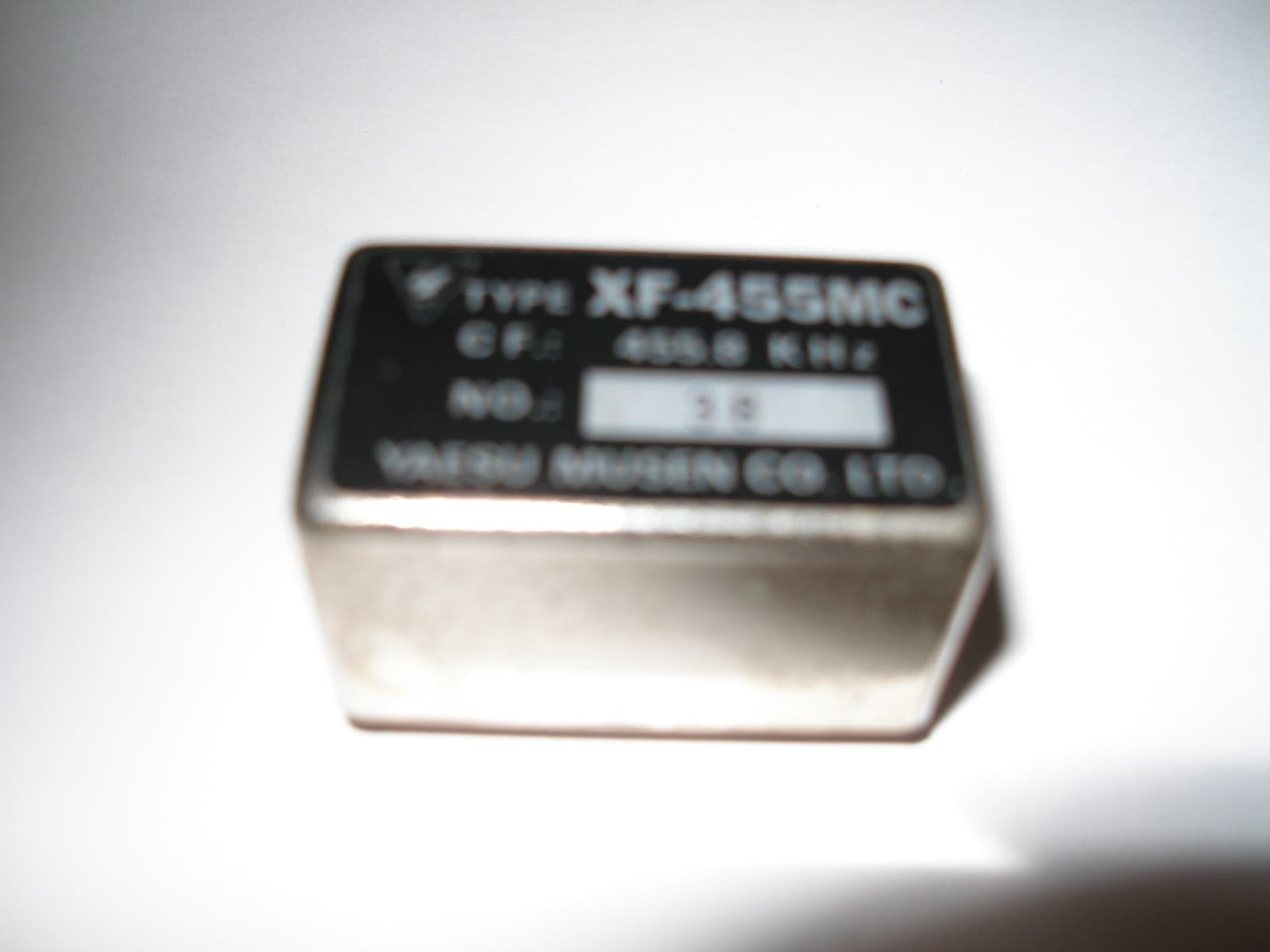 Yaesu XF-455MC  CW filter 600Hz for FT-1000 / FT-736R / FT-726R -- EXCELLENT! 3