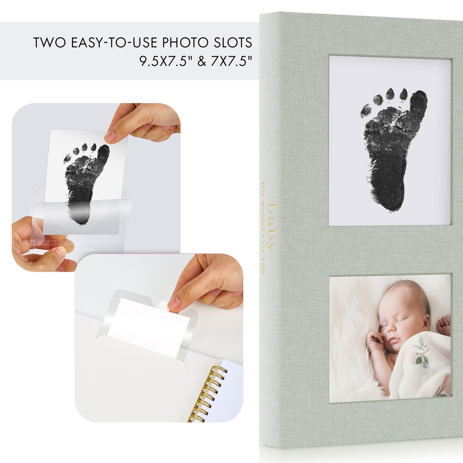 Keepsake Baby Memory Book for Boys and Girls – Timeless First 5 Year Baby Boo... 4