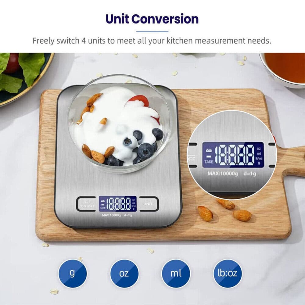 Digital Food Scale 22lb Kitchen Scales Grams & Ounce For Weight Loss Cooking New 6