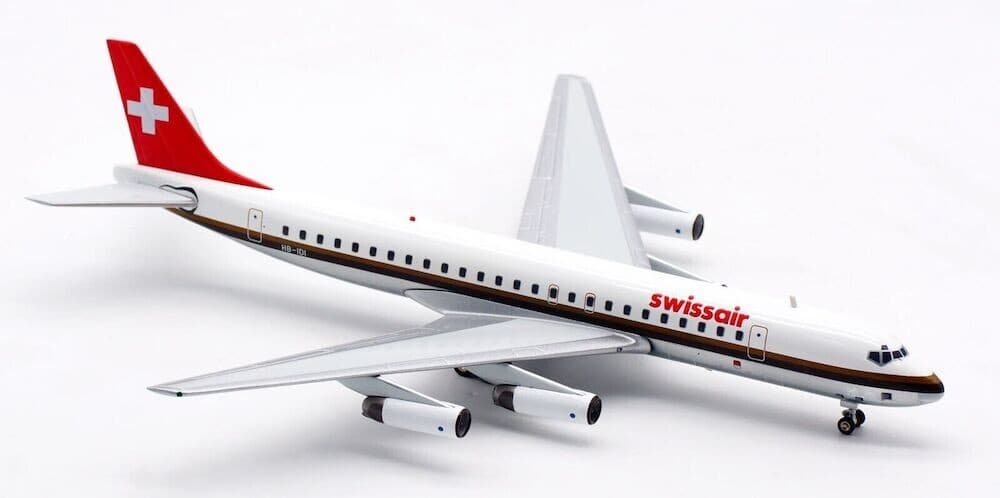 Inflight B-862-SR-IDI-P Swissair Douglas DC-8-62 HB-IDI Diecast 1/200 Jet Model 3