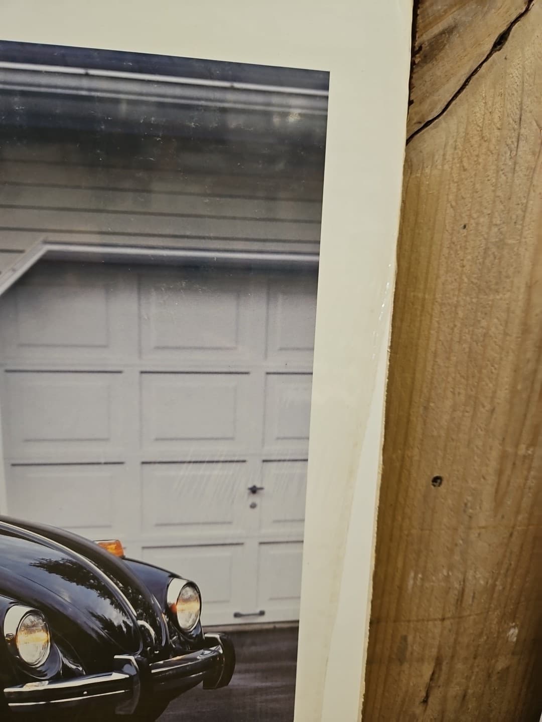 1987 Volkswagen Beetle Poster Print Vintage Power Graphics NOS 20”x16” Rare HTF 5