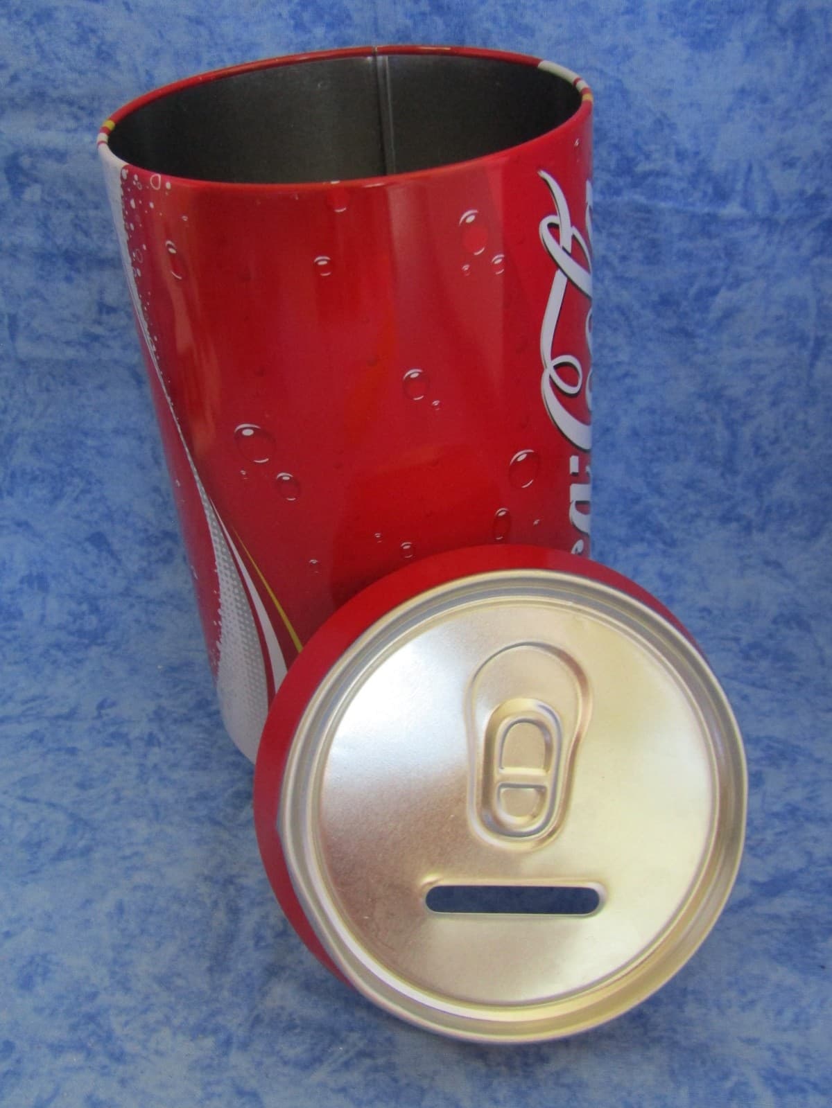 Coca-Cola Tin - Looks Just Like a Can of Coke - But It Is A Bank! 5