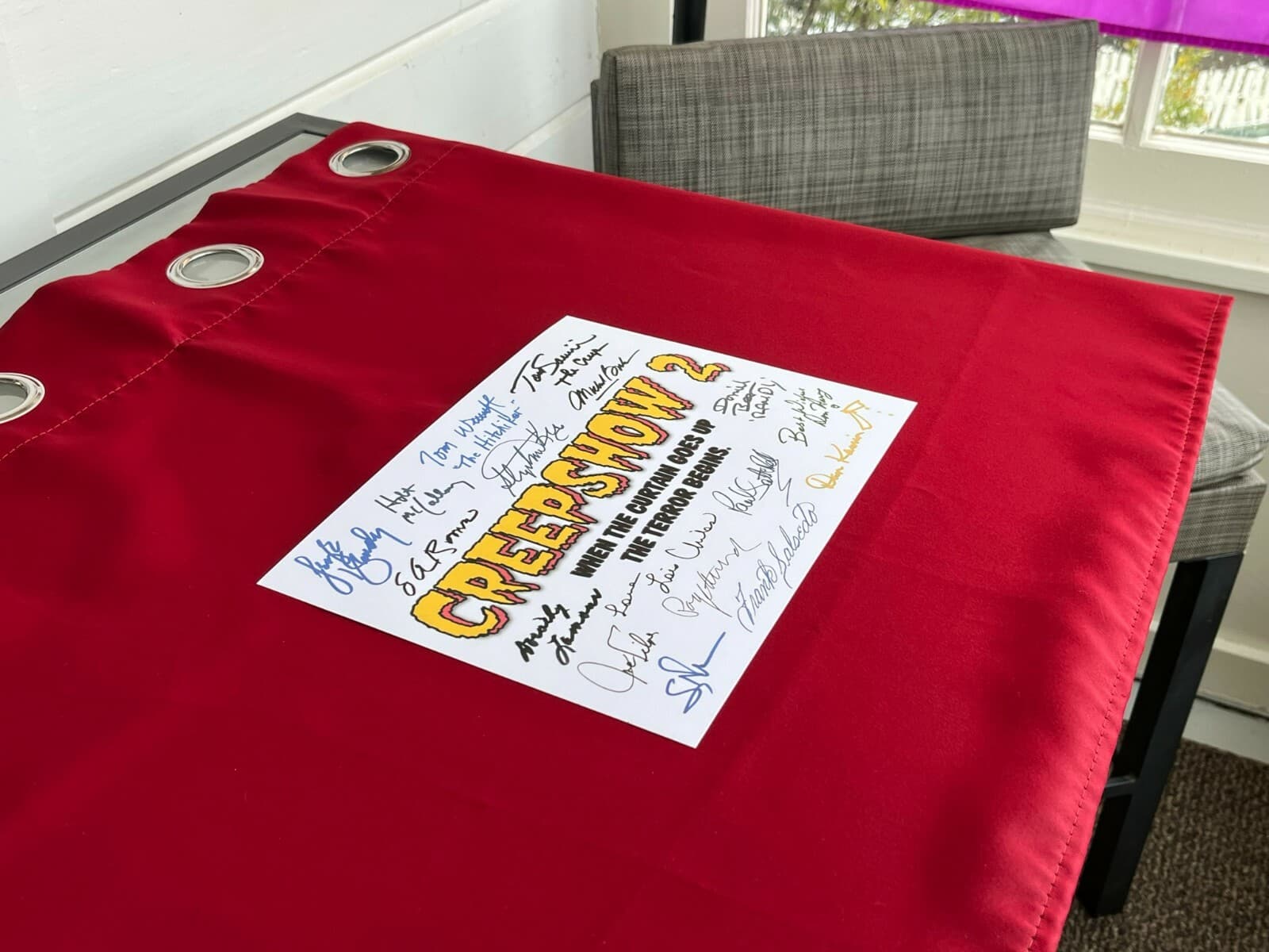 Creepshow 2 Title Card Cast-Signed- 8.5 x 11- Autograph Reprints 2