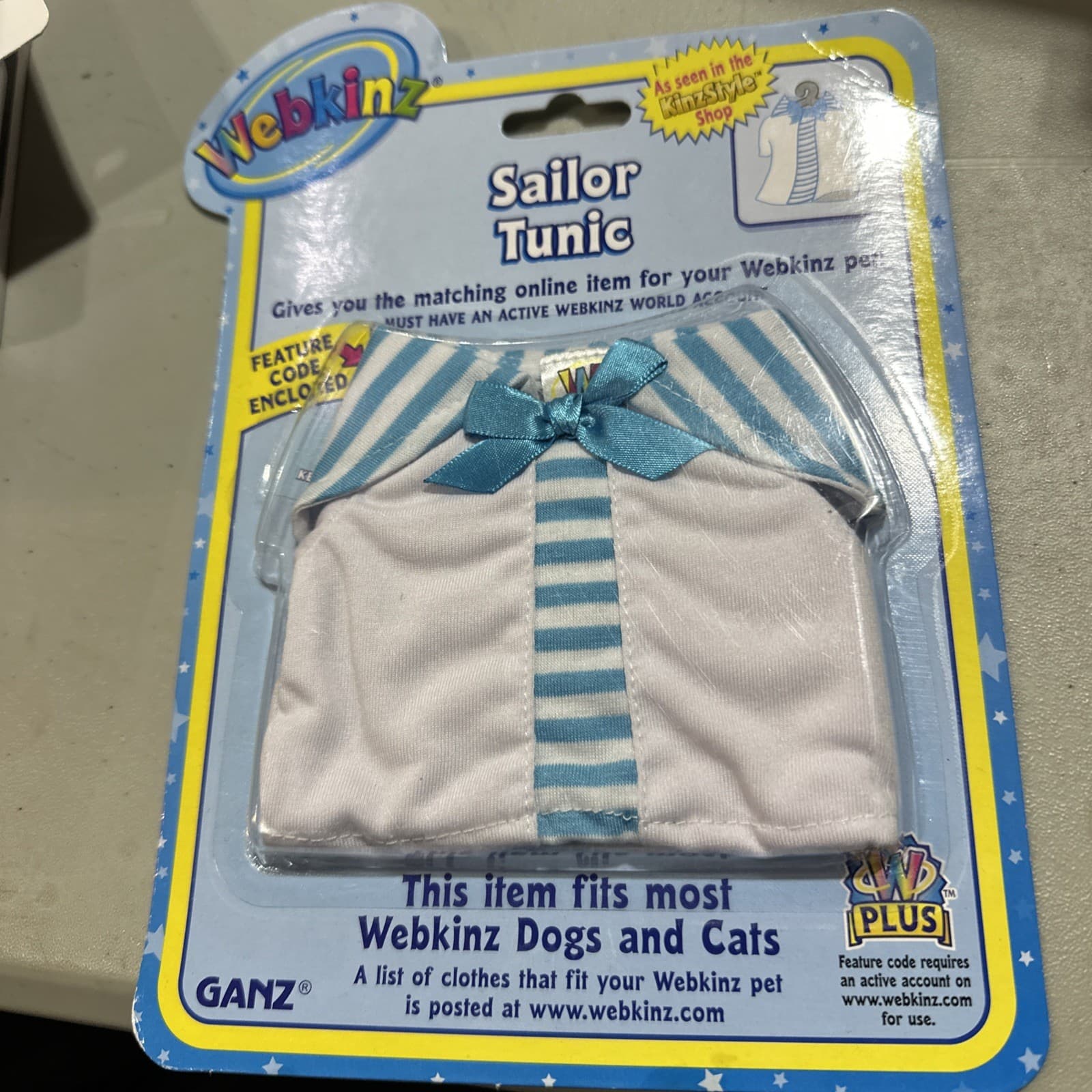 Webkinz - Sailor Tunic - BRAND NEW - FACTORY SEALED - FREE SHIPPING - BOX-5