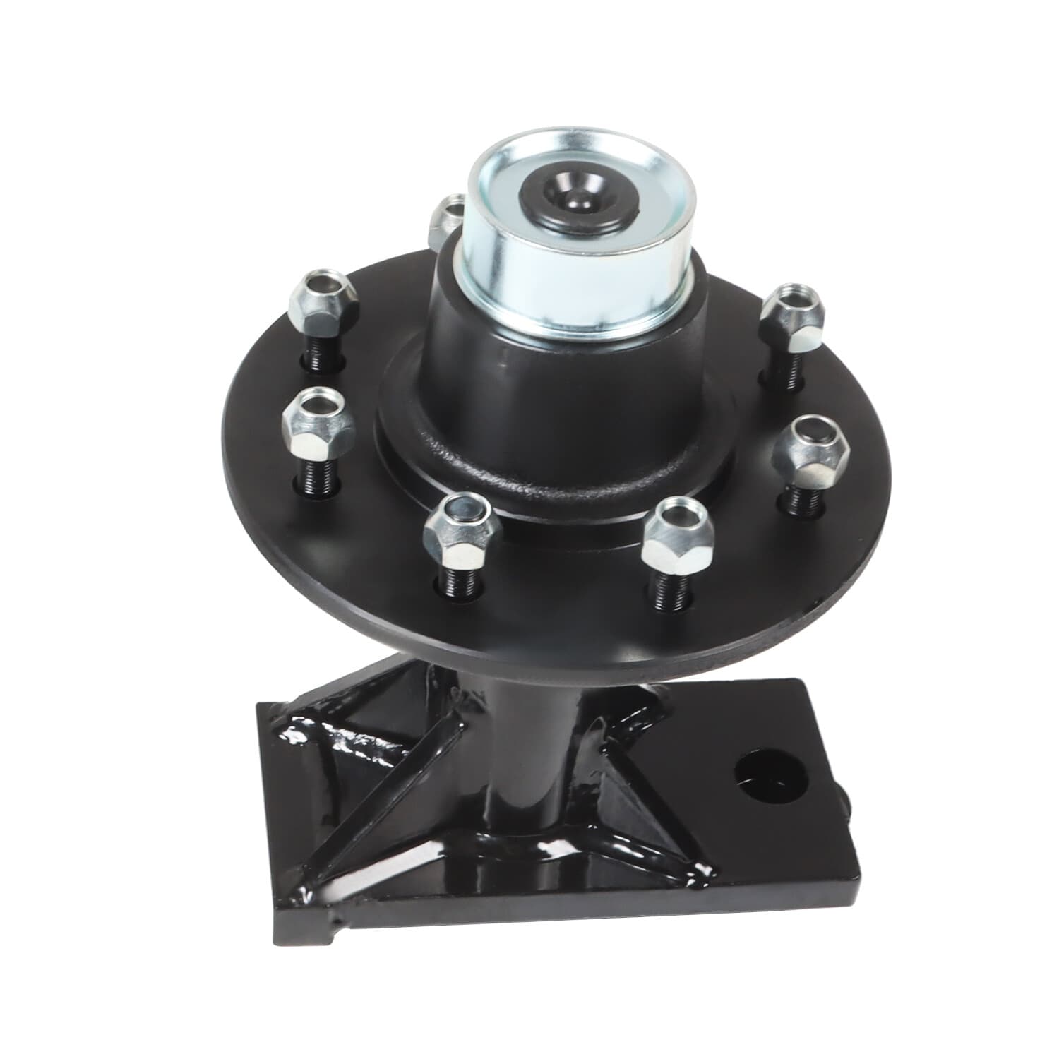 8 x 6.5 Lug 8000LB Shipping Container Wheels, Bolt-on Spindle Kit NEW（Pair) 4