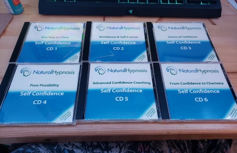 Natural Hypnosis CD Lot Mp3s Self Confidence $250 MSRP (Weight Loss Focus Health