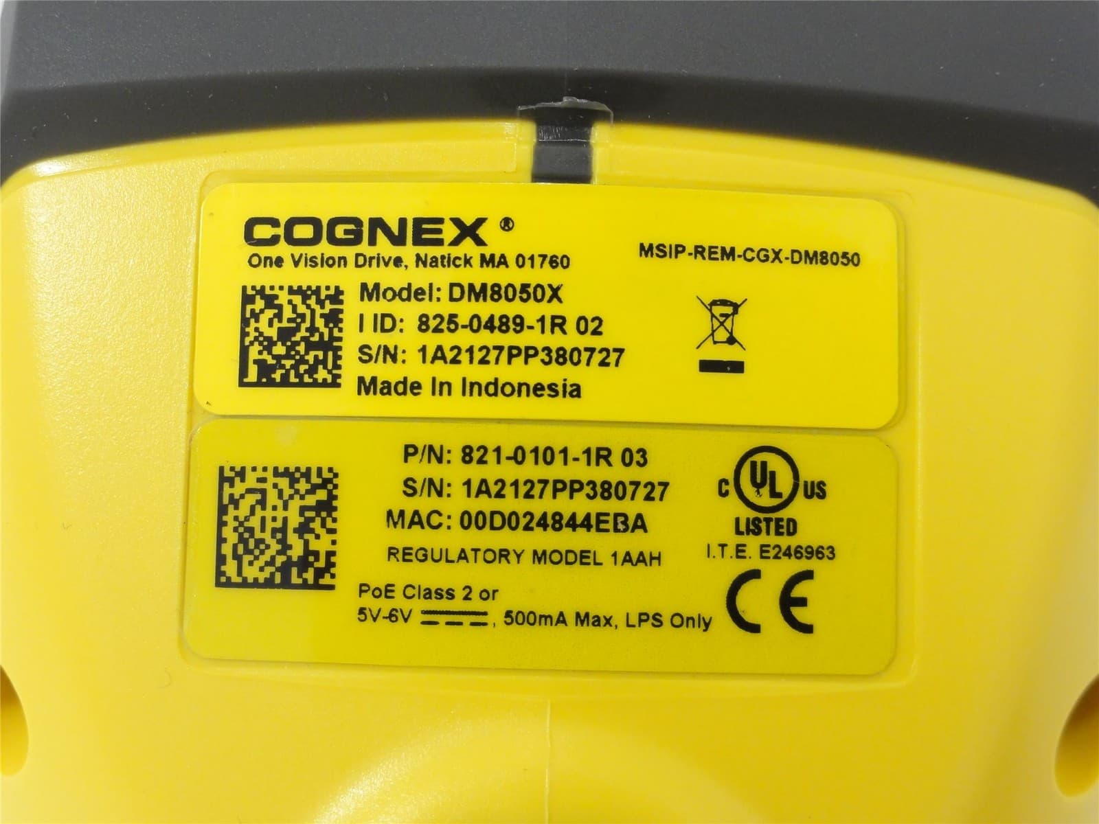 239736 New-No Box; Cognex DMR-8050X-0100 Handheld Barcode Reader 2